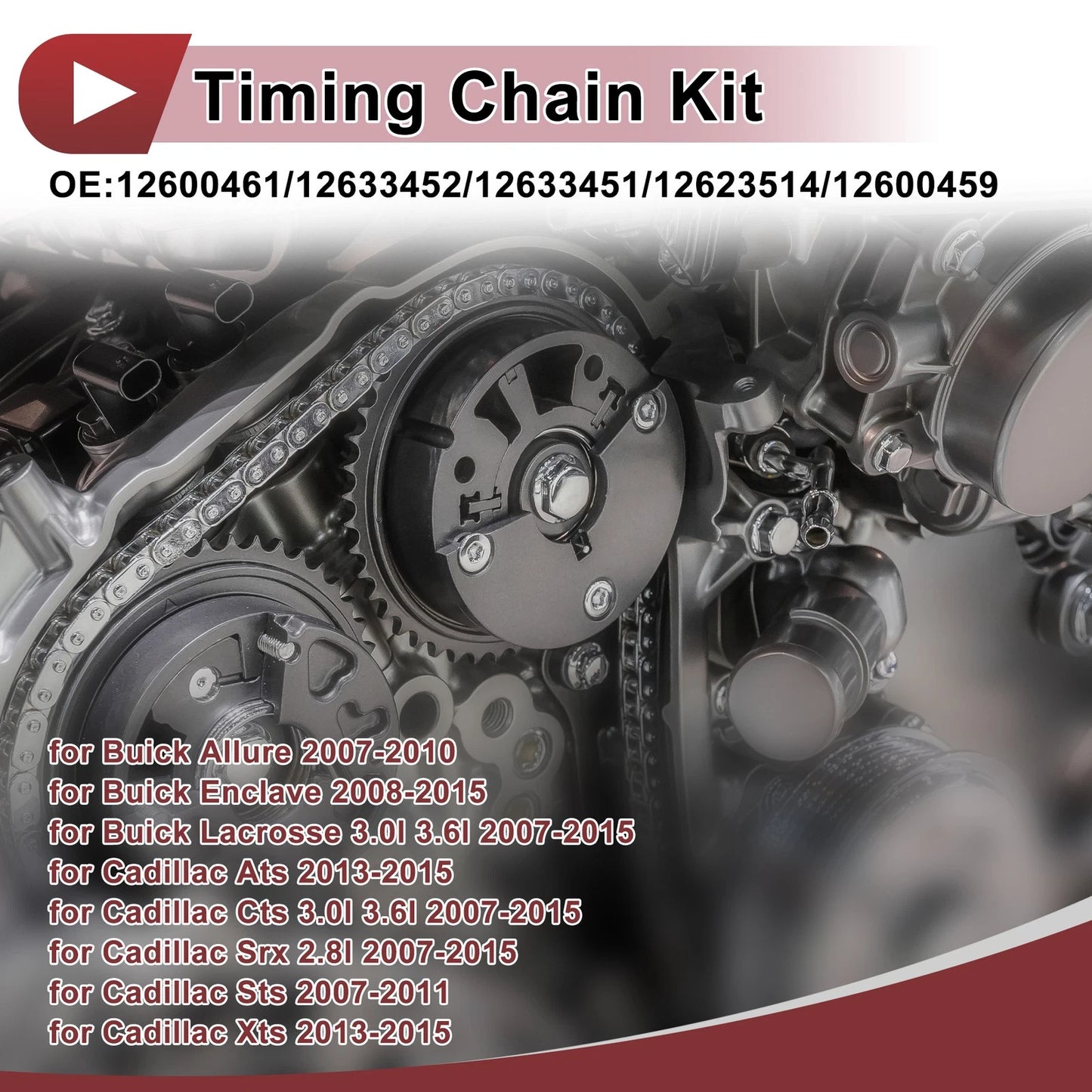 Timing Chain Kit for Cadillac Buick Enclave LaCrosse (2008–2016)