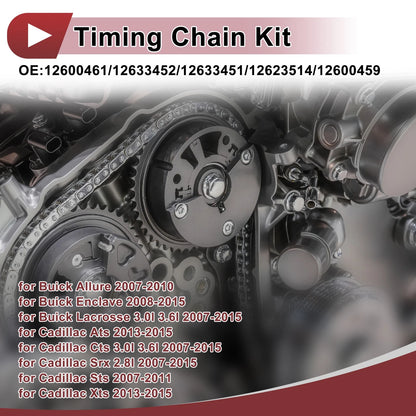 Timing Chain Kit for Cadillac Buick Enclave LaCrosse (2008–2016)