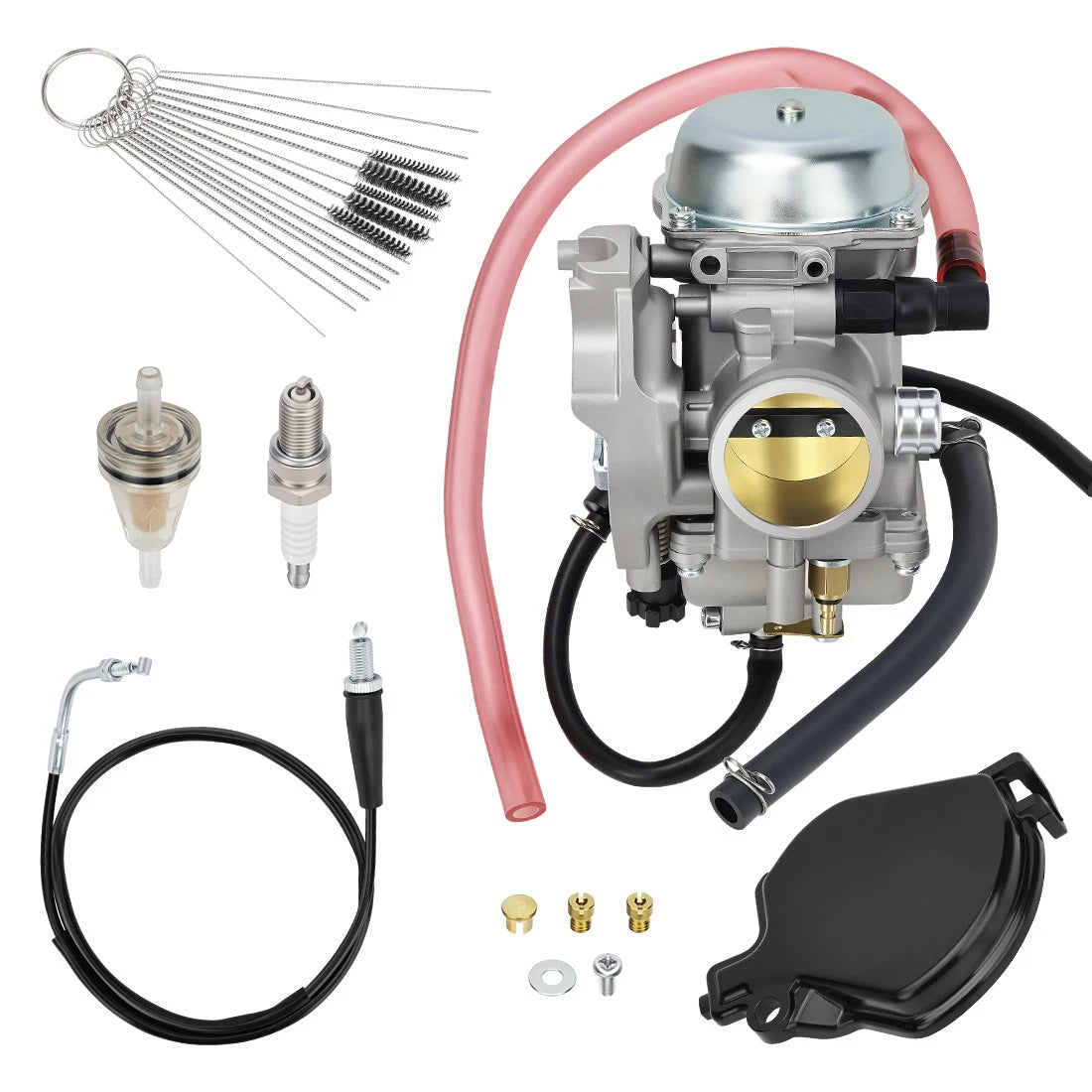 Carburetor w/Throttle Cable for Kawasaki Prairie 360 (2003–2013)