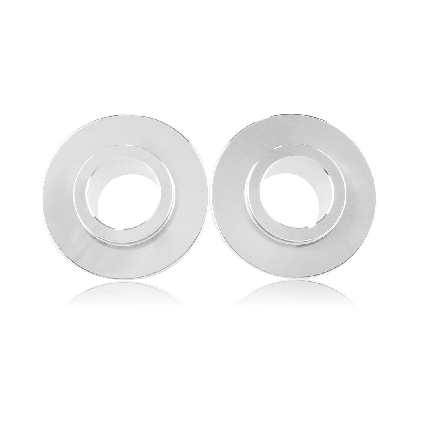 Front Tapered Axle Wheel Spacers for Harley Touring (2008-2018) Chrome