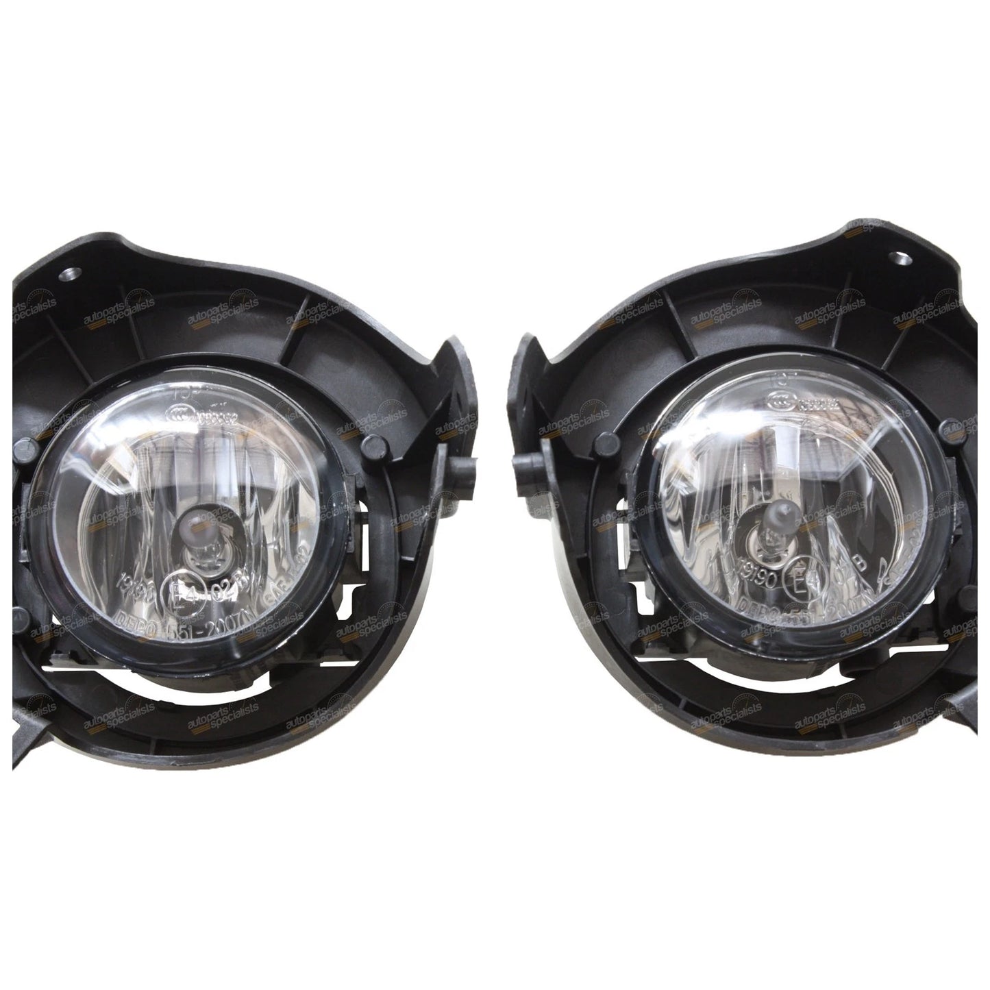 LH+RH Fog Lights Pair for Nissan Navara D40/Pathfinder R51