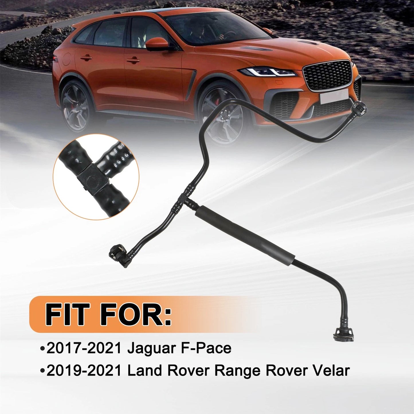 Engine Coolant Expansion Tank Hose for Jaguar F-Pace (2017–2021)