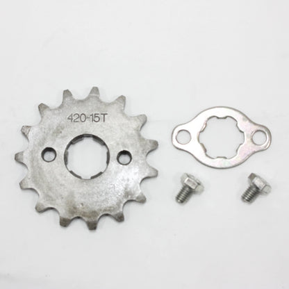 15T 20mm Front Sprocket Cog for PIT TRAIL QUAD DIRT BIKE ATV BUGGY
