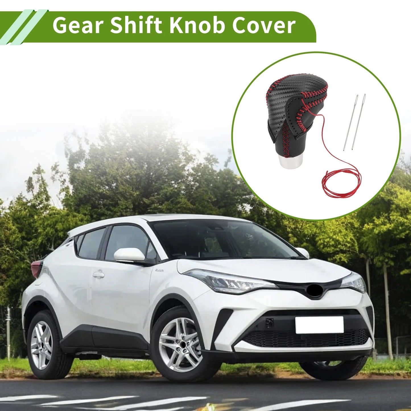 Car Gear Shift Knob Cover for Toyota CH-R (2018–2022)