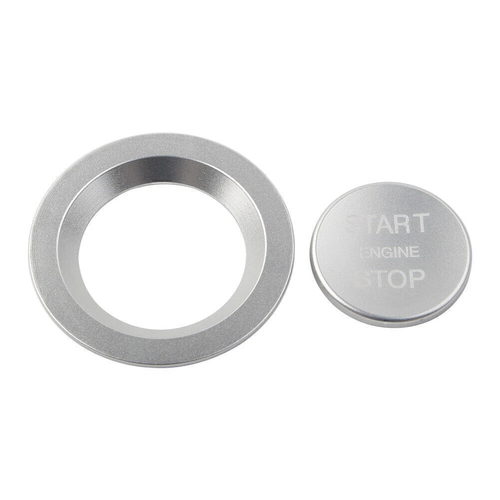 Keyless Engine Push Start Button Ring Cover for Range Rover Jaguar XJ XFR