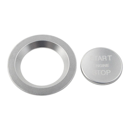 Keyless Engine Push Start Button Ring Cover for Range Rover Jaguar XJ XFR