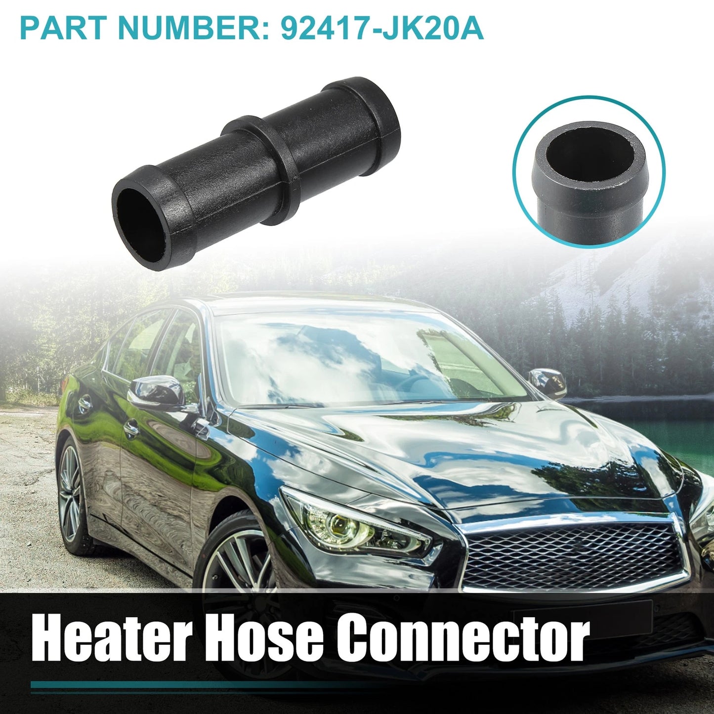 Heater Hose Connector for Infiniti G25 G37 EX35 FX35 M37 Q60 (2008-2015)