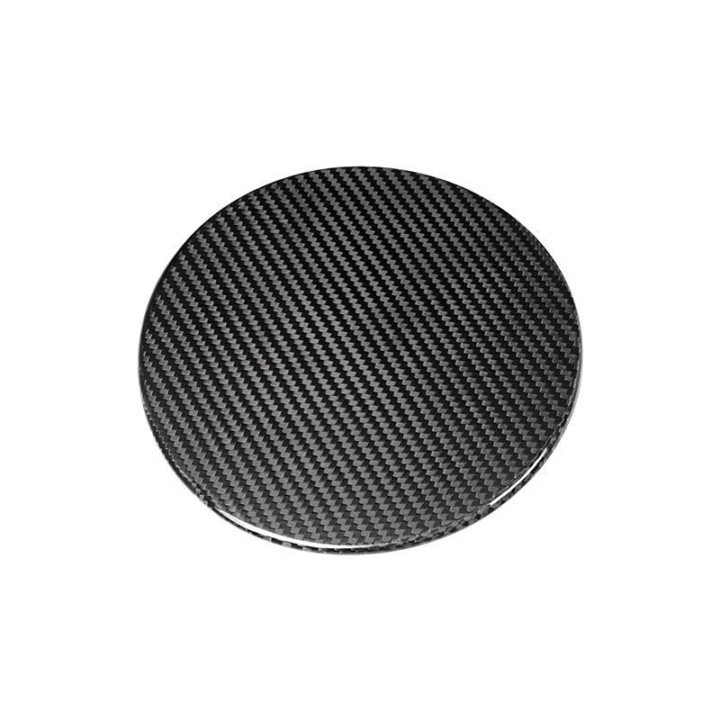 Carbon Fiber Fuel Tank Cap Panel Trim for Chevrolet Camaro 2016-2019
