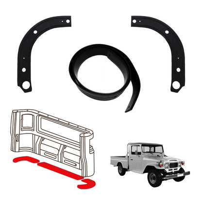 Spacer Cab Molding Rubber Seal Strip Fit 1976-80 Toyota Land Cruiser FJ45 Pickup