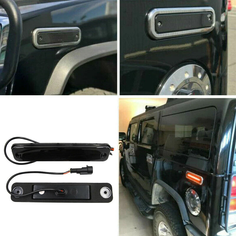 Smoke Lens Rear Side Marker Lights for Hummer H2 (2003-2009)