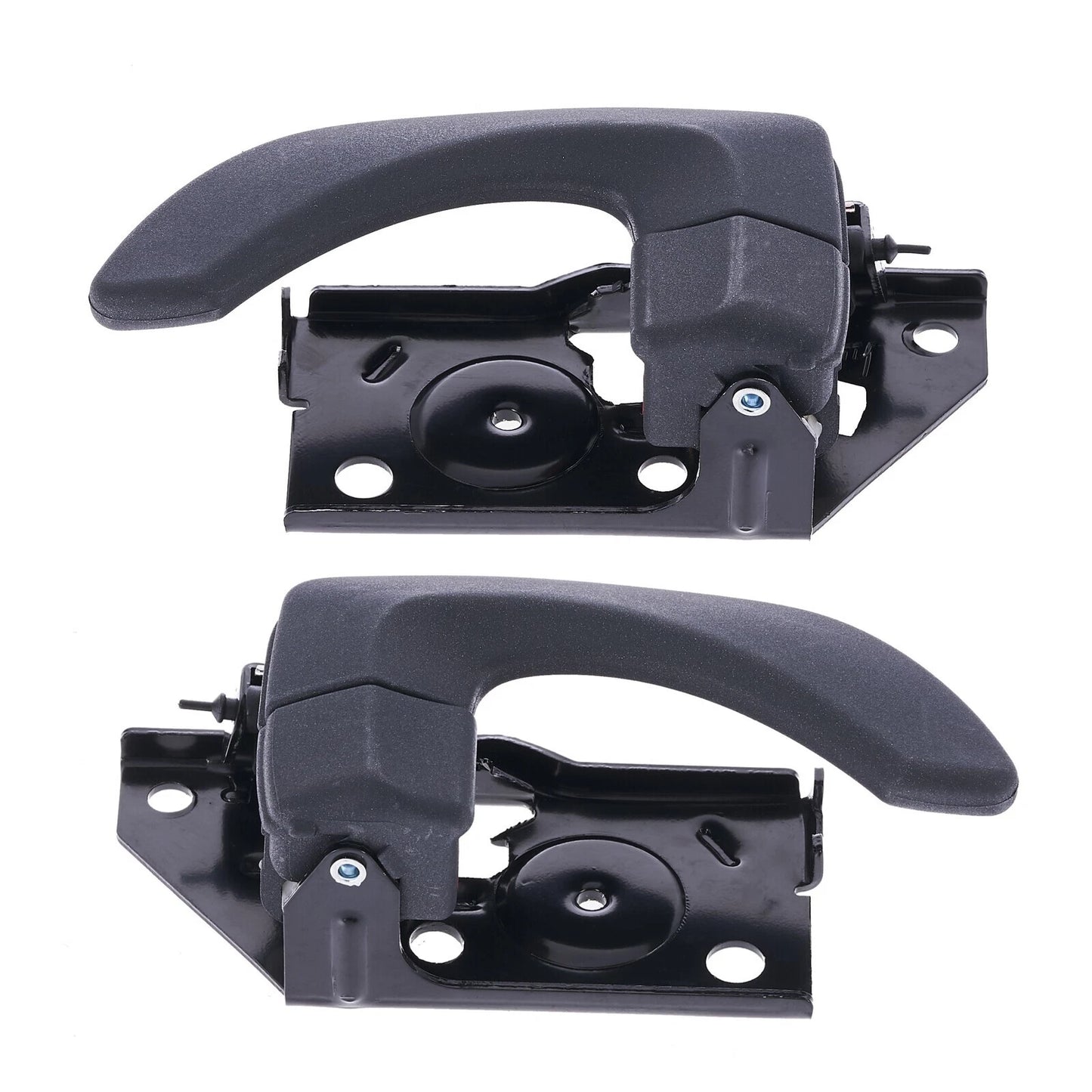 Door Handle Inner Set of 2 for Hyundai Santa Fe SM (2000-2005) Grey