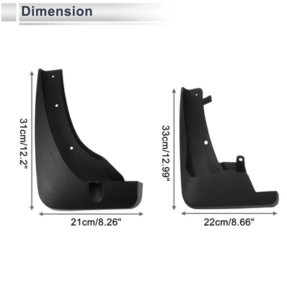 Mud Flaps Splash Guards 1x for Infiniti QX50 (2019-2023)