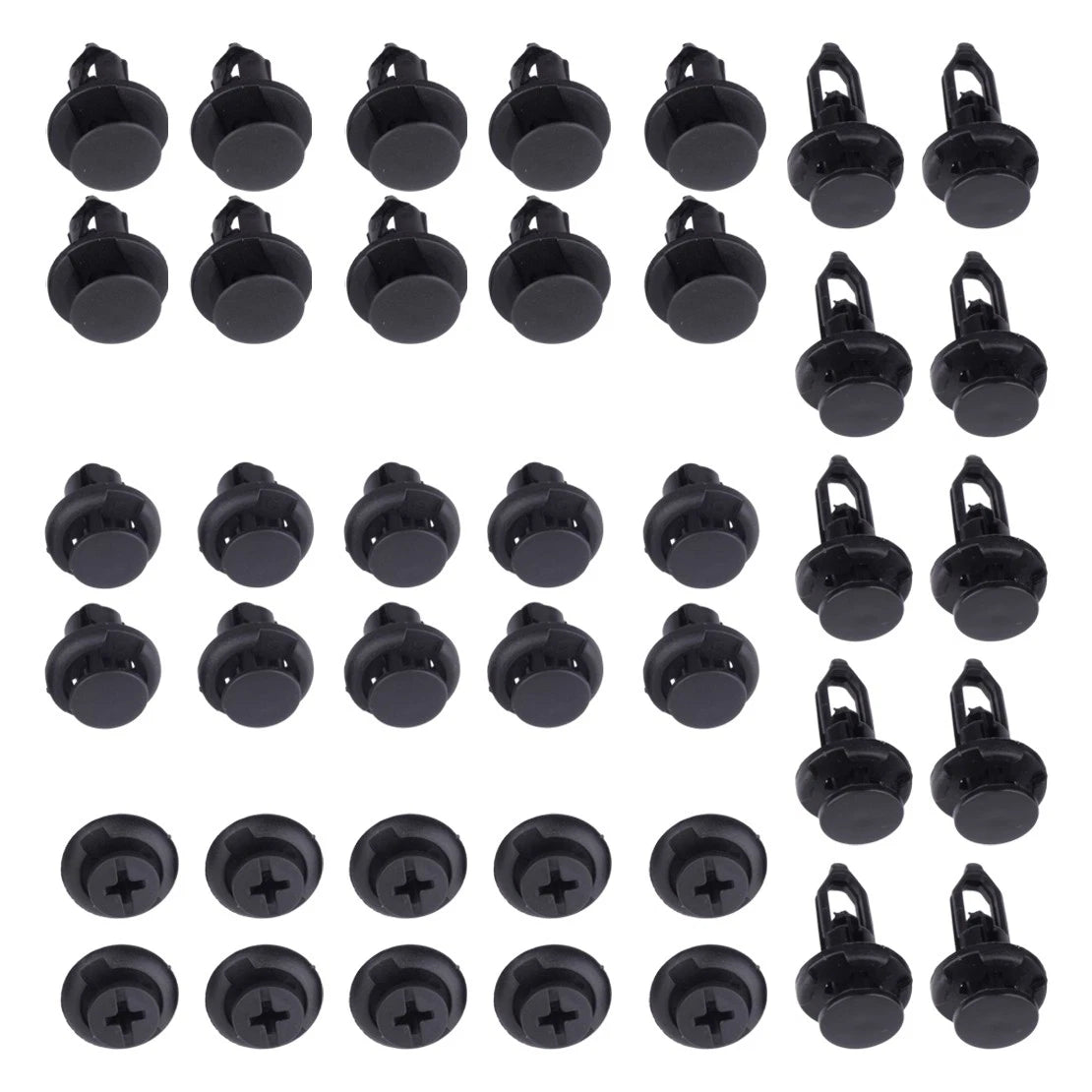 Bumper Panel Mounting Clip Protector Strip Rivets