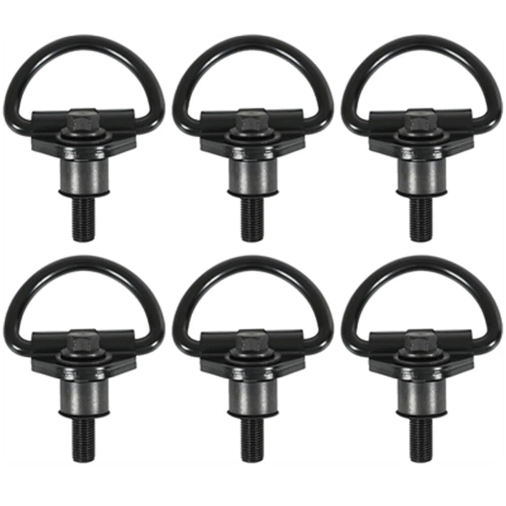 6 x Steel Cargo Hooks for 15-23 Ford Transit 150 250 350 (2015-2023)