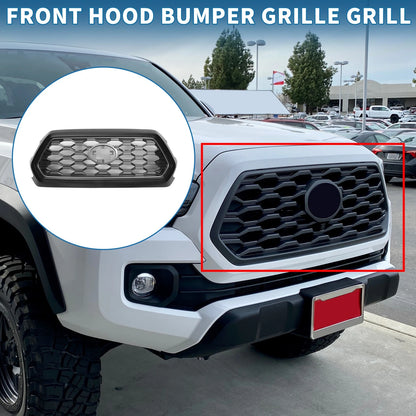 Black Front Hood Bumper Grille for Toyota Tacoma (2021-2023)