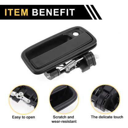 Front Right Exterior Door Handle for Toyota Tacoma (1995-2004) Black
