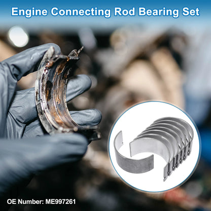 Connecting Rod Bearing Set for Mitsubishi Fuso (8 Pcs)