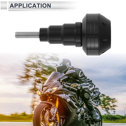 11mm Aluminum Alloy Plastic Motorcycle Slider Frame Bolt 1 Set Black for Bike