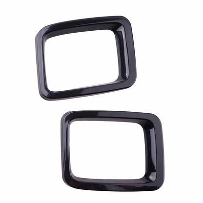 Black Front Grille Insert Cover Trim for Jeep Compass (2017-2021)