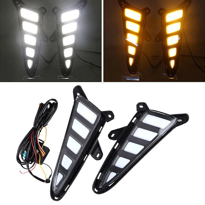 LED DRL Daytime Running Light Lamps for Toyota CHR (2016-2019)