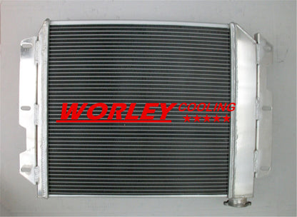 3 Core Aluminum Radiator & 16" Fan for Jeep Wrangler TJ YJ (1997-2006)