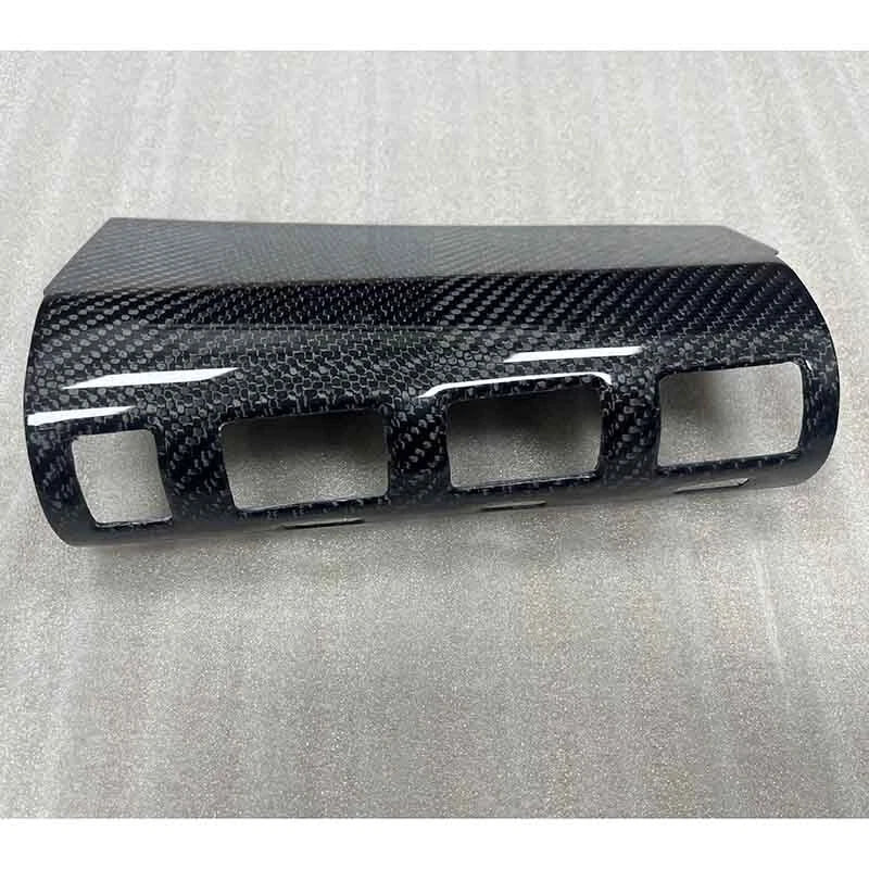 Real Carbon Fiber Interior Multimedia Frame Covers For Nissan GT-R R35 2008-2016