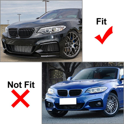 M Sport Front Bumper Fog Light Grille for BMW F22 F23 (2014-2021)