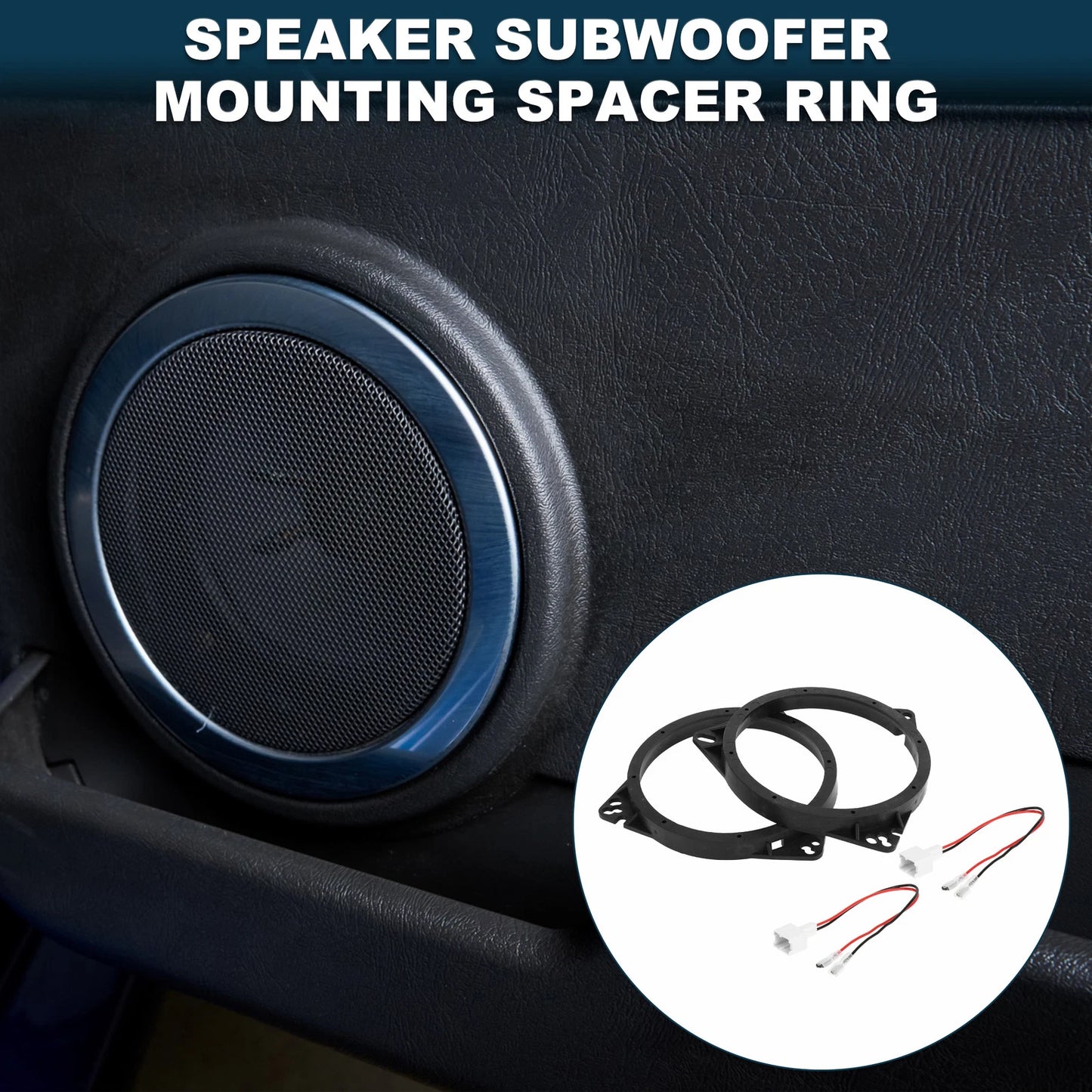 6.5" Speaker Spacer Adapter for Toyota  -  Tweeter Rings