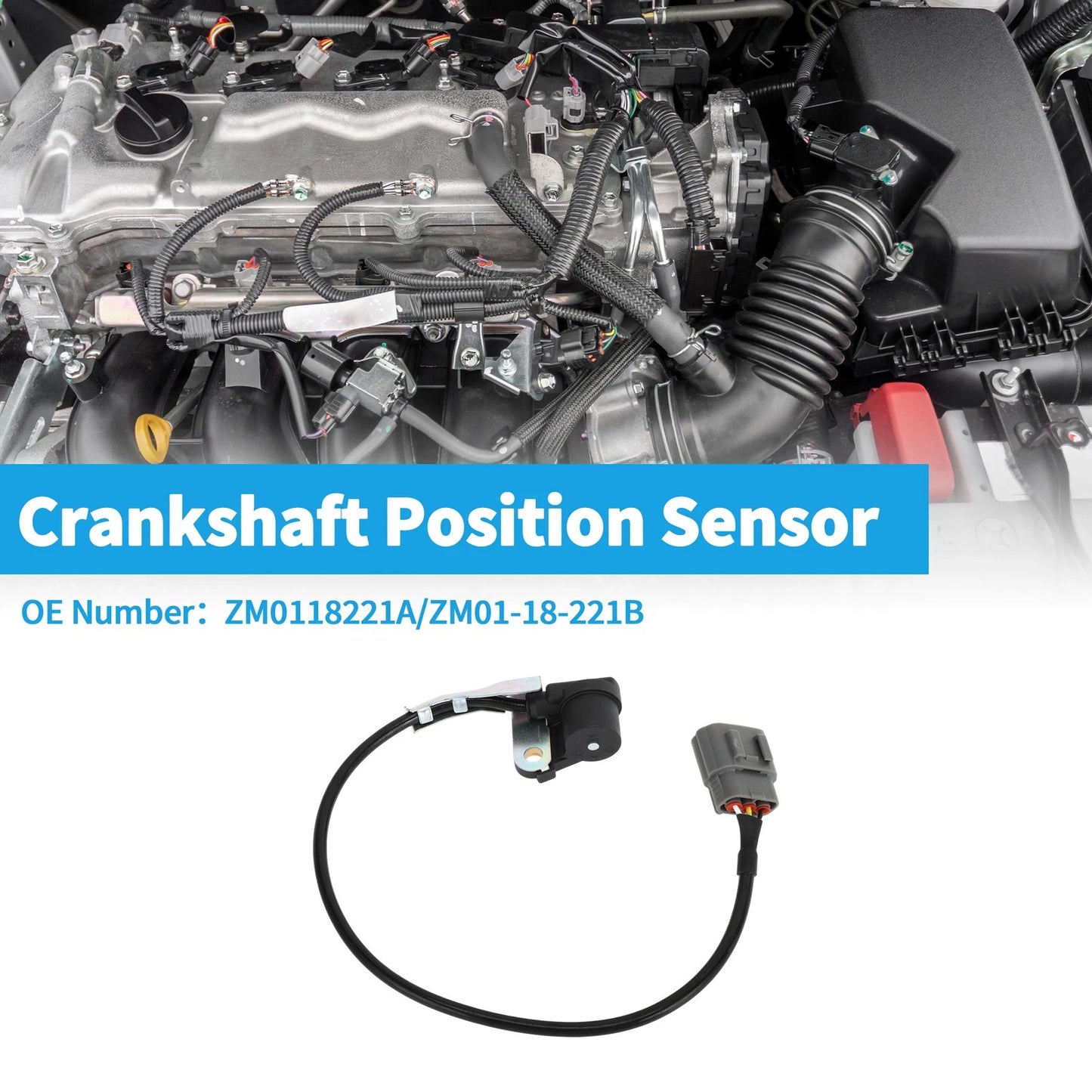 Crankshaft Position Sensor for MAZDA 323F Hatchback 1.4 1.6 (2001-2004)