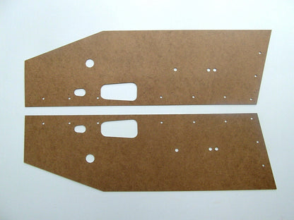Door cards 2 x for Jaguar E-type S3 2+2 (Coupé/Cabrio) (1971–1975)
