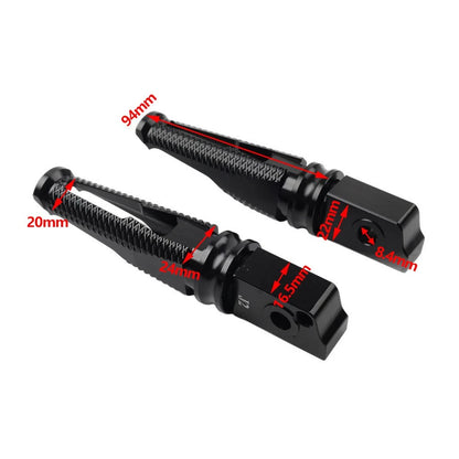 Passenger Footrest Rear Foot Pegs for Aprilia GPR125 GPR150 (2017-2023)