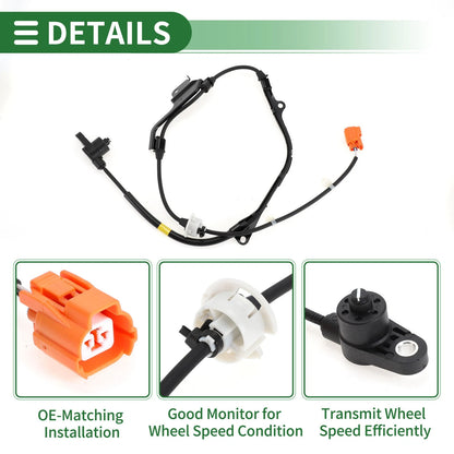 ABS Wheel Speed Sensor for Honda Accord MK VI CG Coupe (1998-2003)