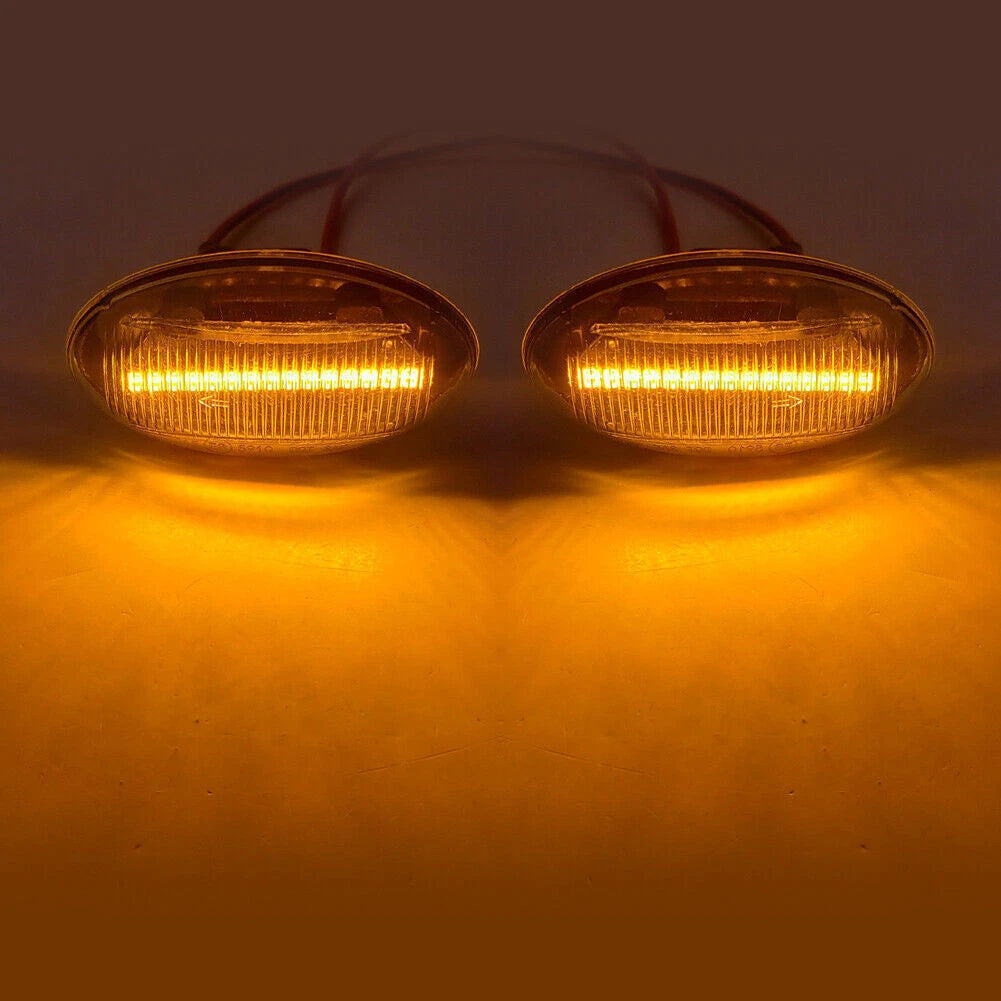 LED Dynamic Signal Side Marker Lights for Peugeot 307 206 607 407 107 & Citroen