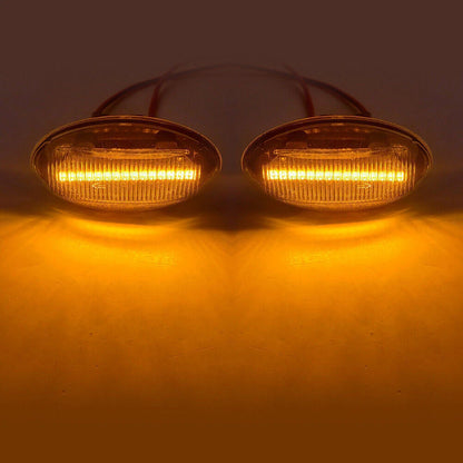 LED Dynamic Signal Side Marker Lights for Peugeot 307 206 607 407 107 & Citroen