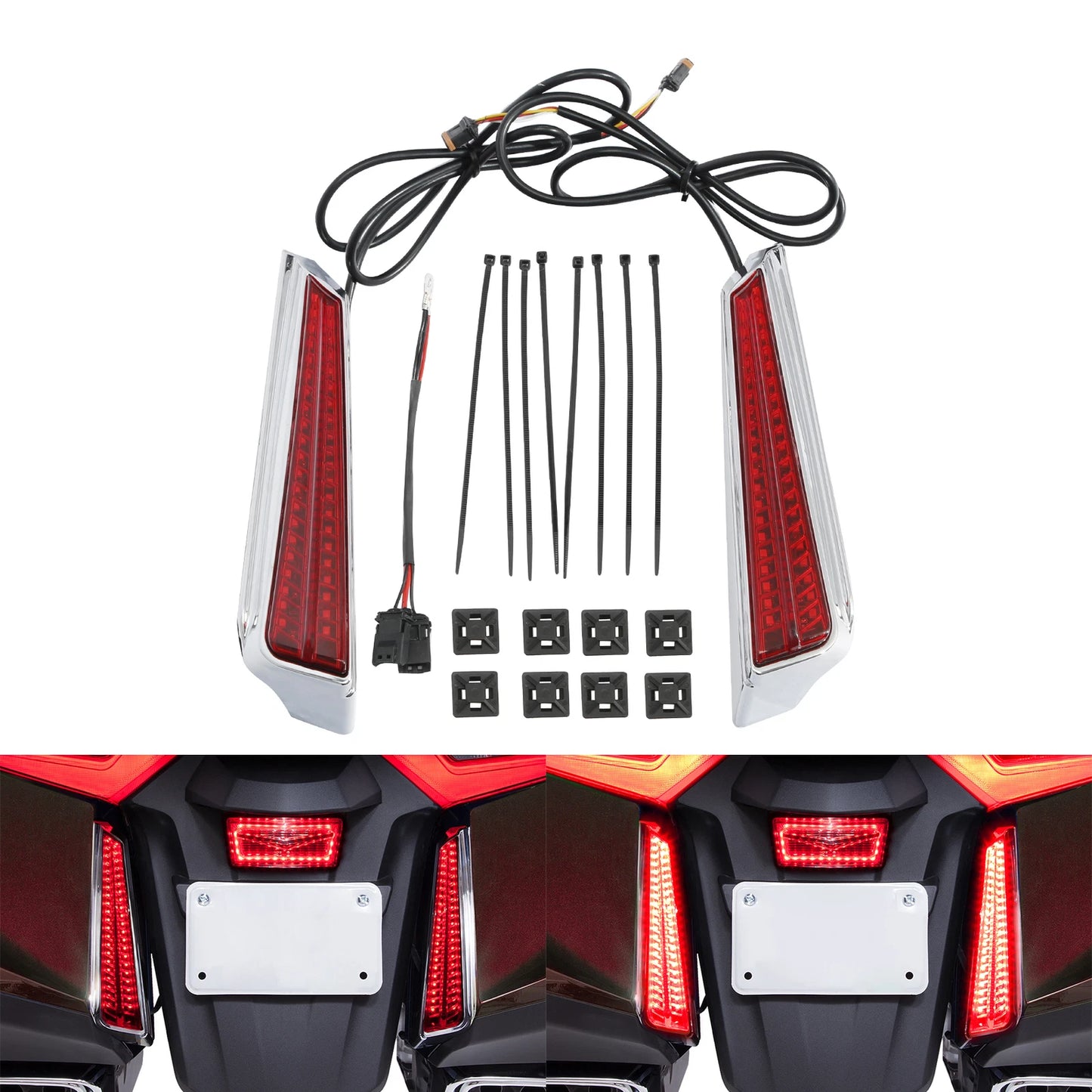 Rear LED Filler Panel Lights for Honda Gold Wing 1800 (2018 - 2025)