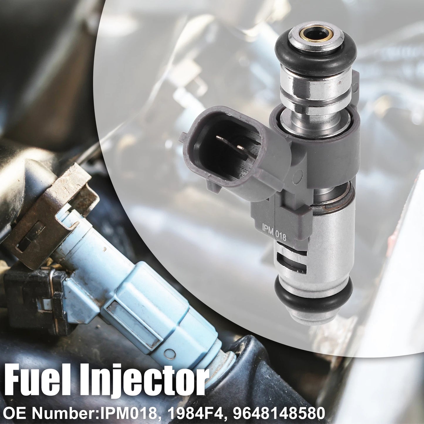 Fuel Injector 1 Pcs for Peugeot 206 207 307 1007 1.4L (2000-2013)