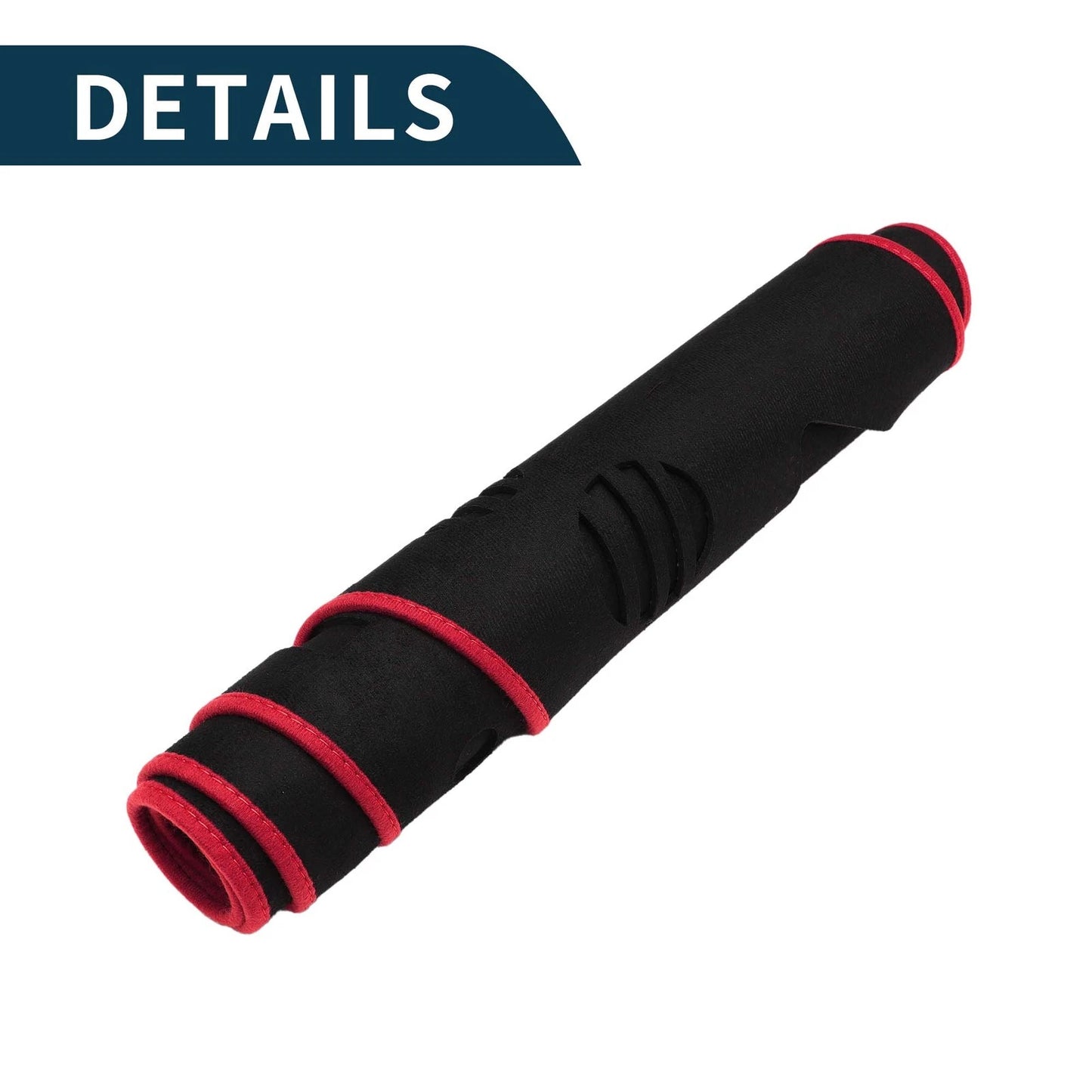 Dashboard Dash Cover Mat for BMW 5 Series F10/F11 (2010 - 2017) Black Red