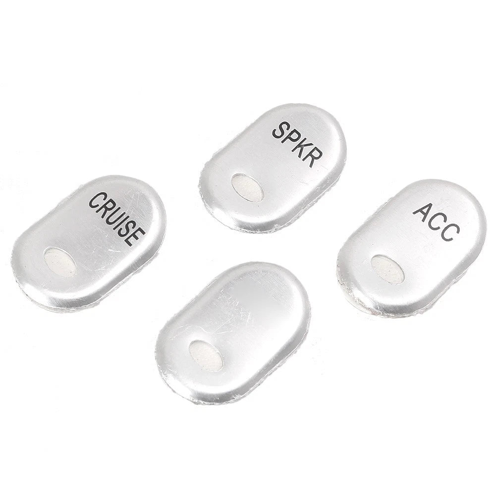 Stainless Steel Rocker Panel Switch Button Cover for Harley Touring FLHT FLTR (2014-2023)