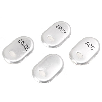 Stainless Steel Rocker Panel Switch Button Cover for Harley Touring FLHT FLTR (2014-2023)