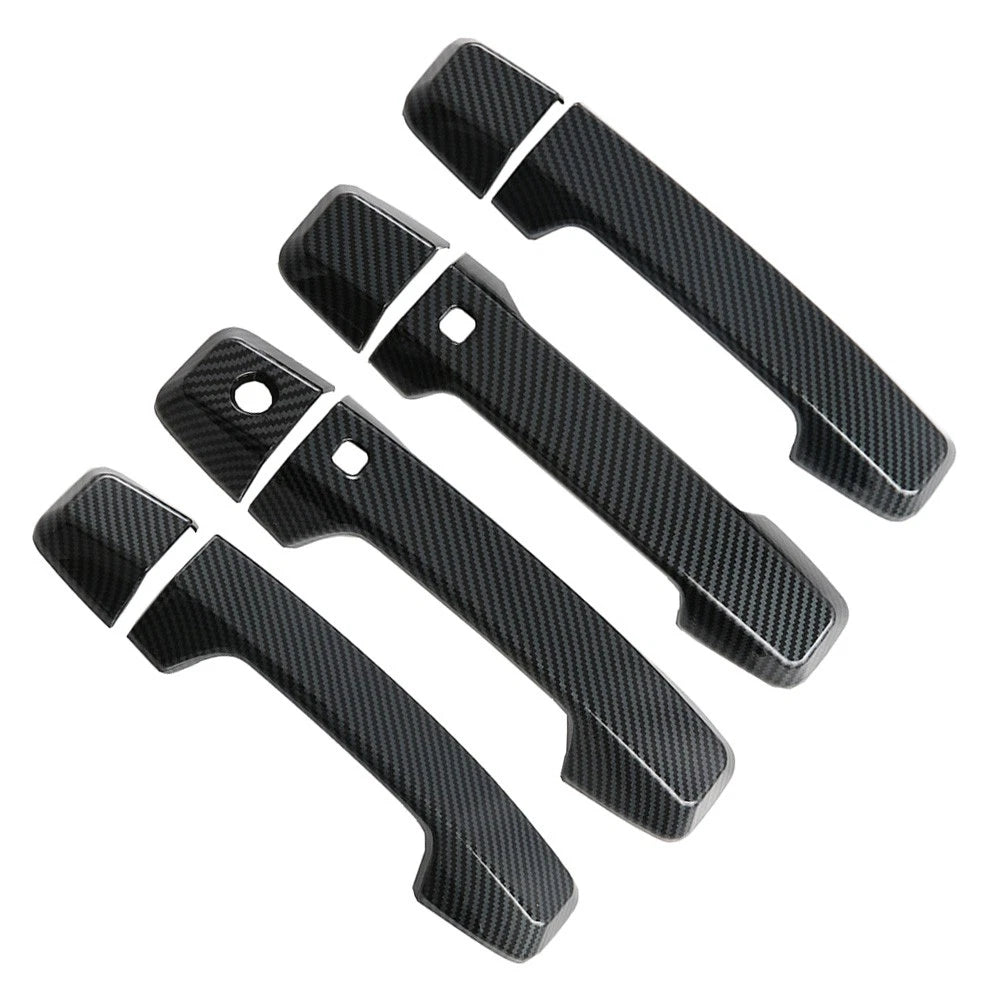 Carbon Fiber ABS Exterior Door Handle Covers for Mitsubishi Triton MV (2024)