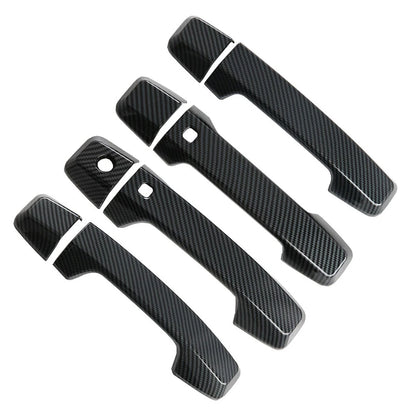 Carbon Fiber ABS Exterior Door Handle Covers for Mitsubishi Triton MV (2024)