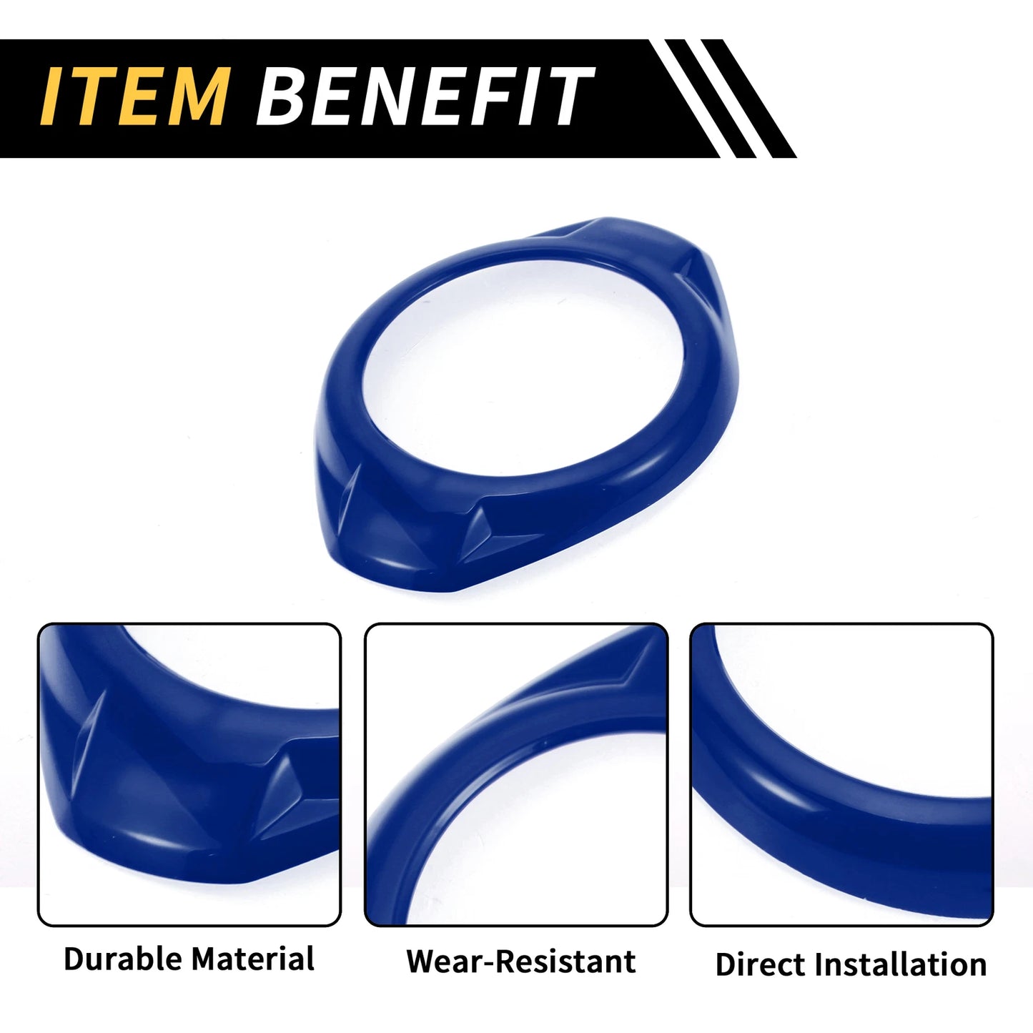 A Pillar Speaker Ring Cover Trim for Jeep Wrangler JK JKU 2 Door 4 Door (2007-2018)