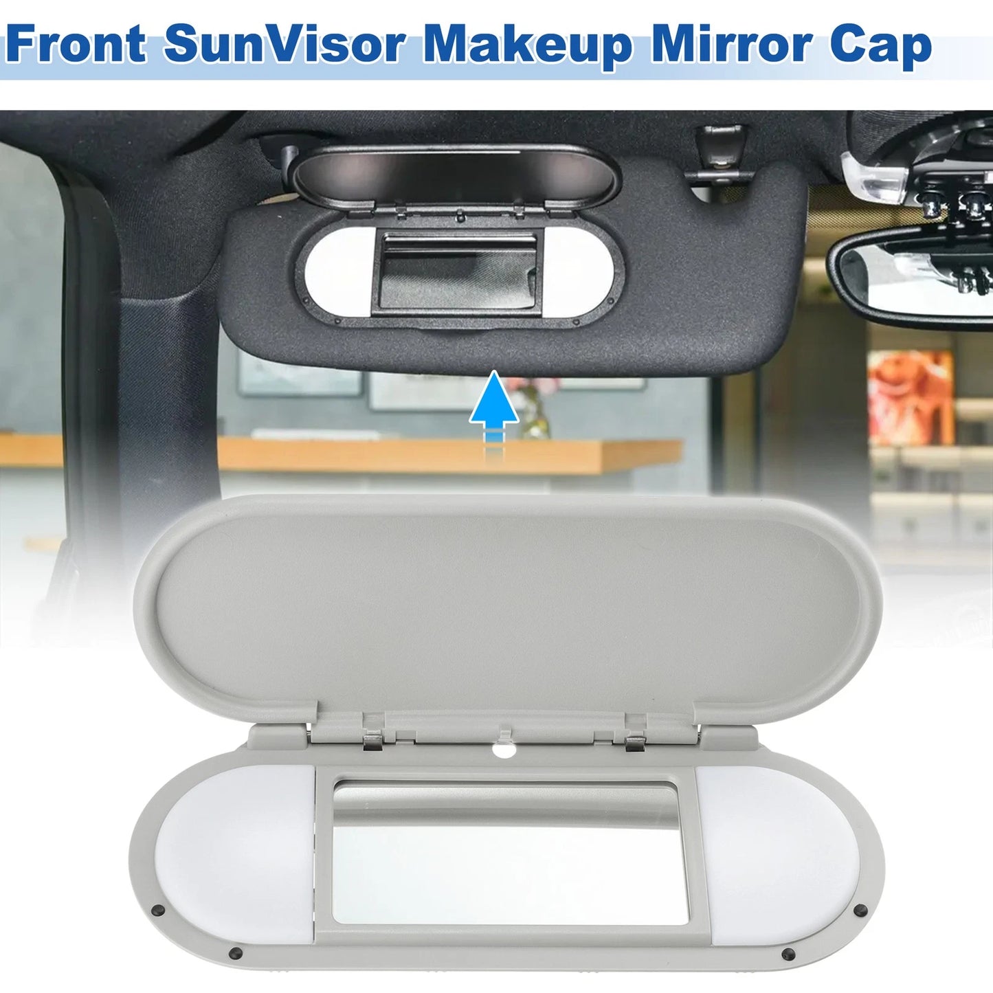 Sun Visor Vanity Mirror Cover for BMW Mini Cooper F55 F56 F60 (2015-2022)