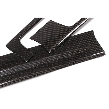 Real Carbon Fiber Center Console Dashboard Cover Trim for Porsche Cayenne 2018+