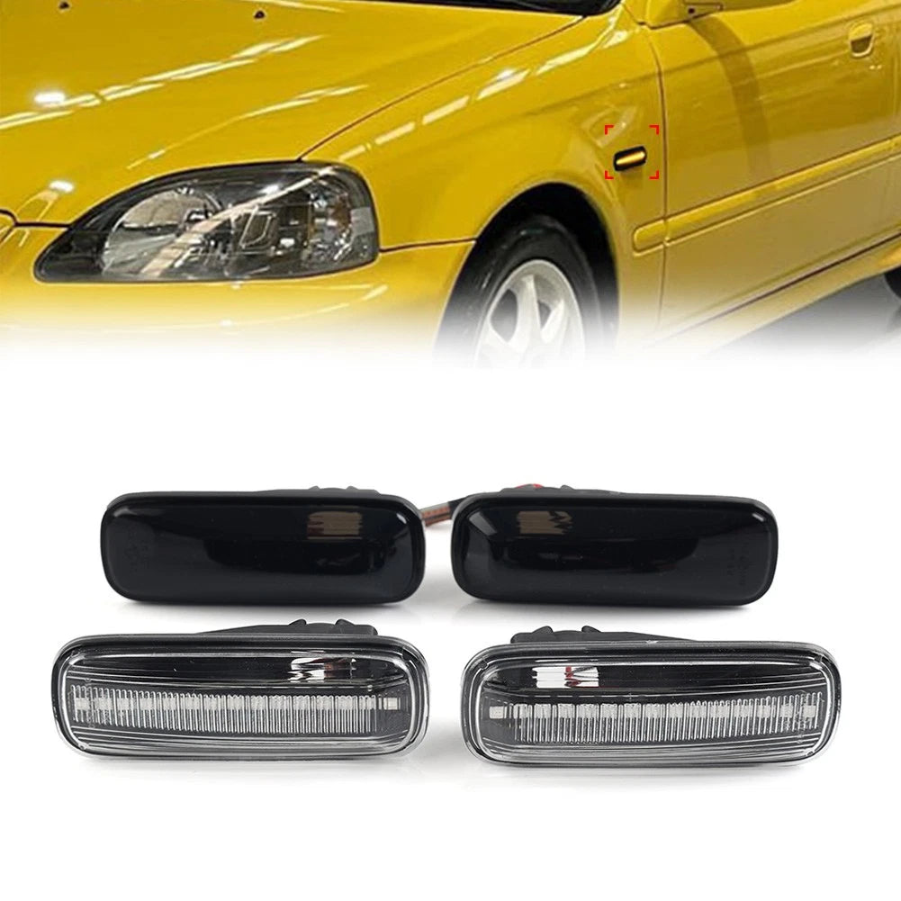 LED Side Fender Indicator Marker Light for Honda Civic EJ EK EM (1996-2000)