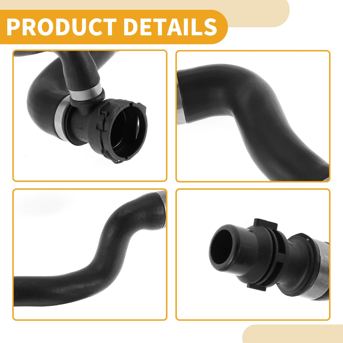 Radiator Coolant Hose for BMW 528i xDrive, 530i (2006-2010)