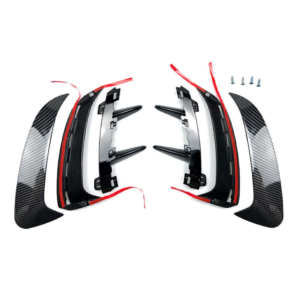 Carbon Rear Bumper Splitter Canard Air Vent for Benz A-Class W177 (2018-2023)