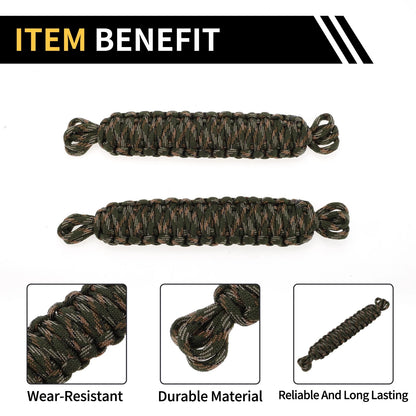 2 x Door Limiting Straps for Jeep Wrangler TJ JK (2007-2018) - Green Camouflage