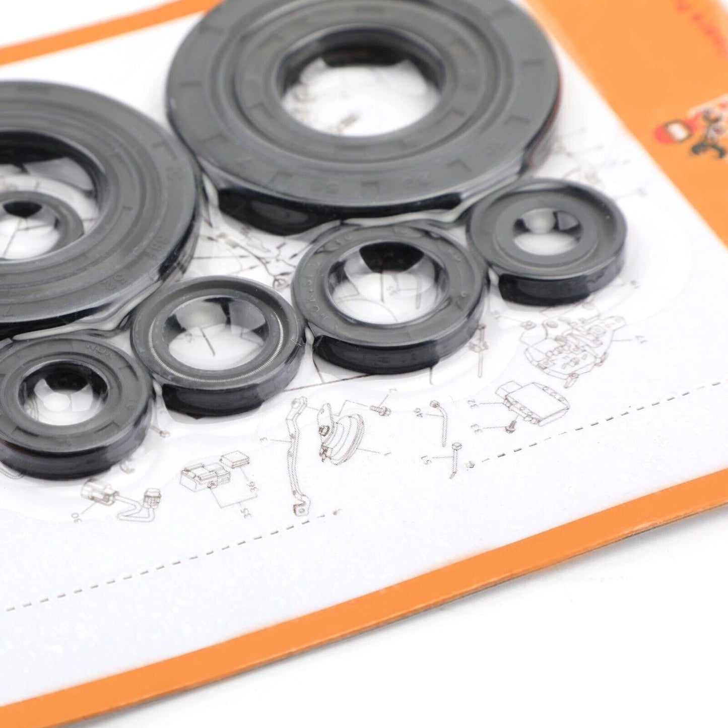 9pc Shaft Seal Set for Honda CRF250R CRF250 2010-2017