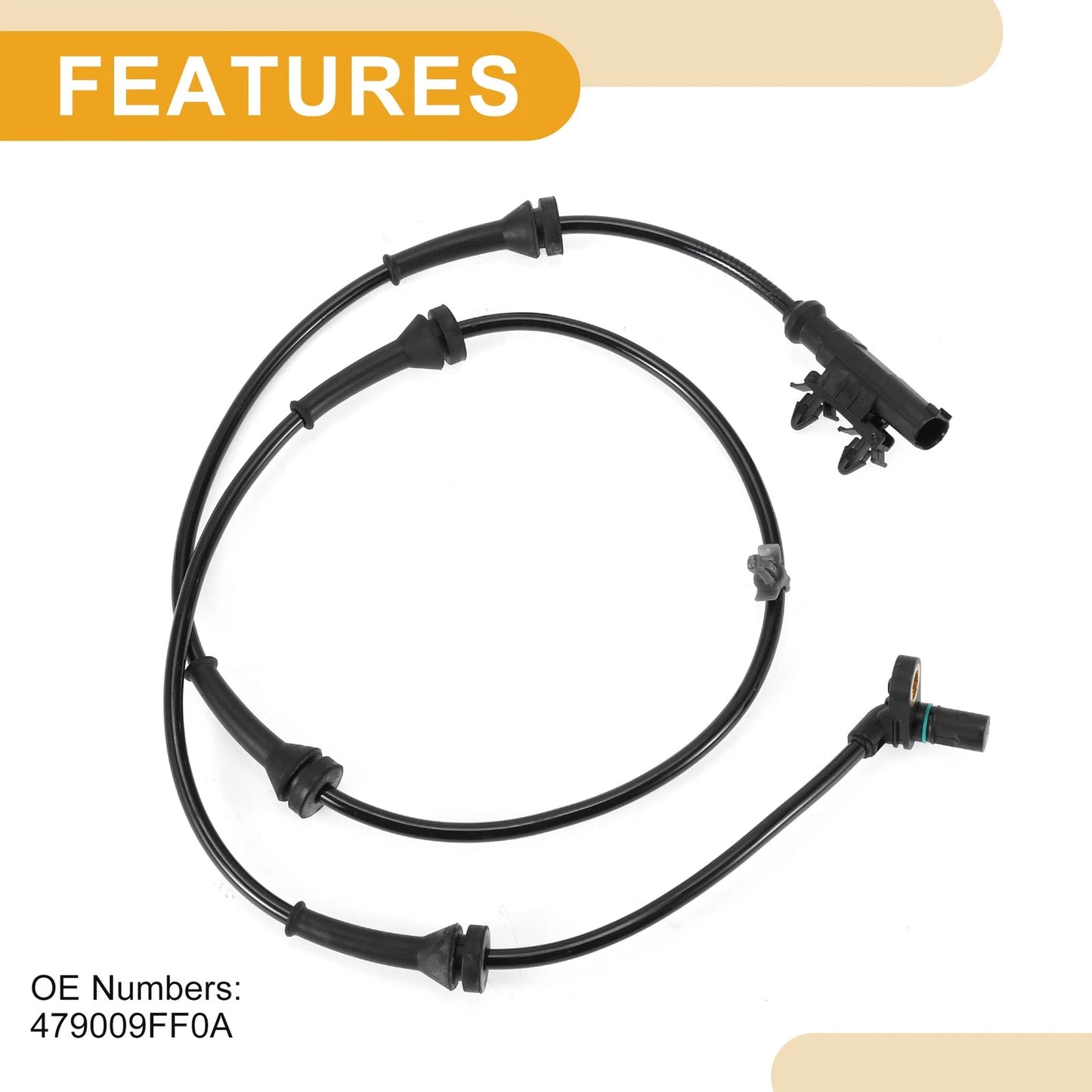 ABS Wheel Speed Sensor for Nissan Armada (2012-2015) Rear Left & Right